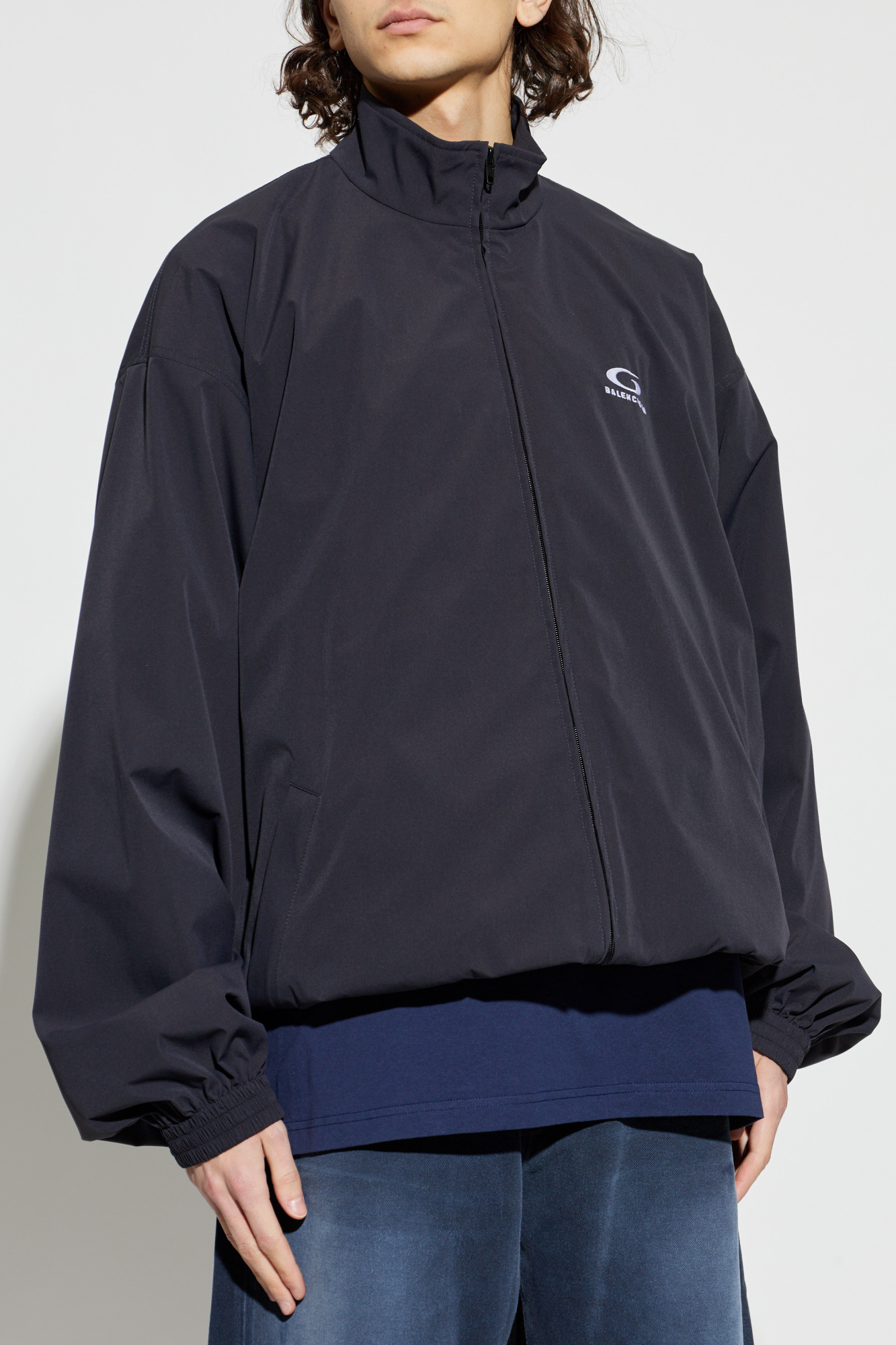 Black Jacket with logo Balenciaga - Vitkac Northern Ireland